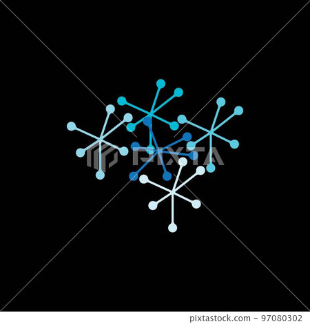 molecule logo molecule logo 97080302