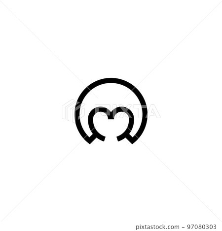 letter M . logo letter M . logo 97080303