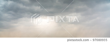 Dramatic sky background. Stormy clouds in dark sky. Moody cloudscape Dramatic sky background. Stormy clouds in dark sky. Moody cloudscape 97080935