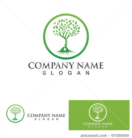 Family tree people logo and symbol 97080989