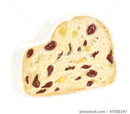 Stollen illustration (hand drawn) 97088147
