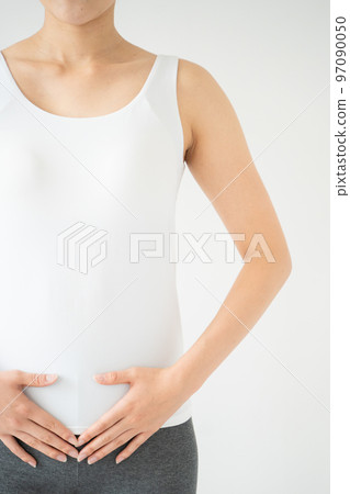 Female stomach image Female stomach image 97090050