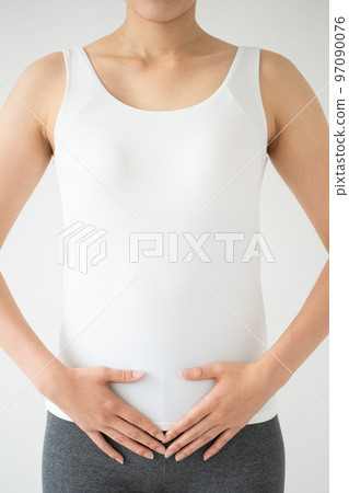 Female stomach image 97090076
