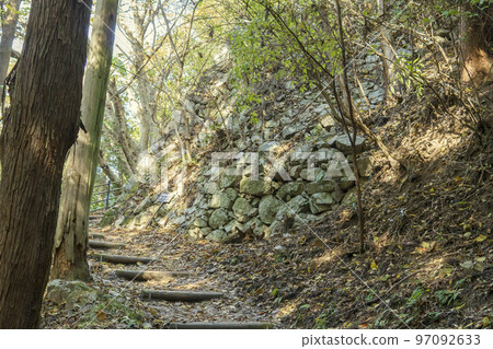 Stone wall of Takatori Castle Ruins / Nara Prefecture [National Historic Site, Japan's Three Great Mountain Castles, Japan's Top 100 Castles] 97092633