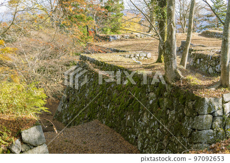 高取城跡石牆 / 奈良縣 [國家史蹟、日本三大名山城、日本百座名城] 97092653