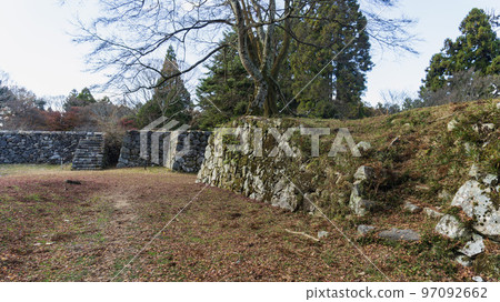 Stone wall of Takatori Castle Ruins / Nara Prefecture [National Historic Site, Japan's Three Great Mountain Castles, Japan's Top 100 Castles] 97092662