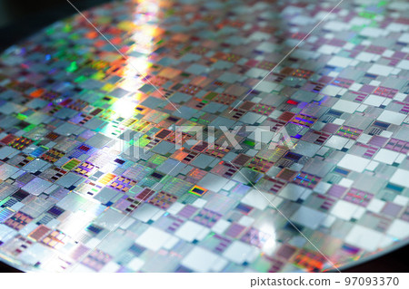 Silicon wafer for manufacturing semiconductor of integrated circuit. 97093370