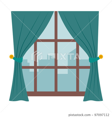 Window with Curtains for Interior Design Making Window with Curtains for Interior Design Making 97097112