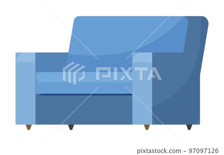 Furniture for Living Room, Sofa or Couch Isolated Furniture for Living Room, Sofa or Couch Isolated 97097126