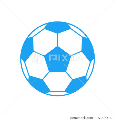 Twiiter 彩色足球簡單插圖圖標 97098320