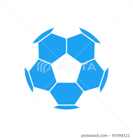 Twiiter 彩色足球簡單插圖圖標 97098321
