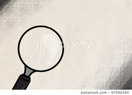 Modern simple magnifying glass 97098384