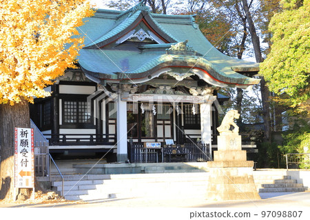 東京葛飾區龜有秋天的龜有香取神社 97098807