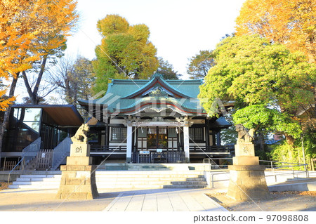 東京葛飾區龜有秋天的龜有香取神社 97098808