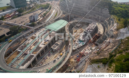 4 Dec 2022 revealing the Lam Tin Tunnel Construction of Highway and bridge. 4 Dec 2022 revealing the Lam Tin Tunnel Construction of Highway and bridge. 97100129