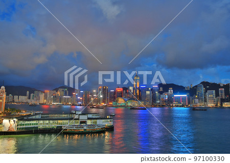 Star Ferry terminal in Tsim Sha Tsui waterfront 1 July 2012 Star Ferry terminal in Tsim Sha Tsui waterfront 1 July 2012 97100330