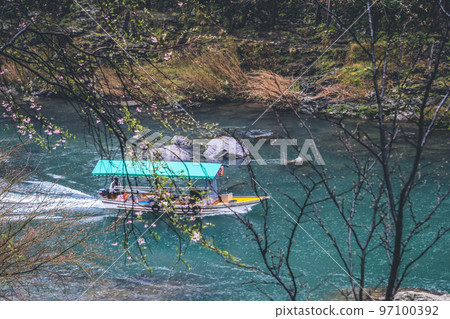 Arashiyama, Japan on the Katsura River, japan 97100392