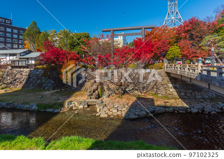 秋日漫步長野縣松本市，四柱神社 97102325
