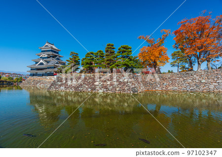 Strolling around Matsumoto City, Nagano Prefecture in autumn, Matsumoto Castle, a national treasure, Strolling around Matsumoto City, Nagano Prefecture in autumn, Matsumoto Castle, a national treasure, 97102347