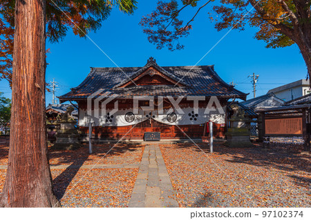 Strolling in Matsumoto City, Nagano Prefecture in autumn, Matsumoto Shrine 97102374