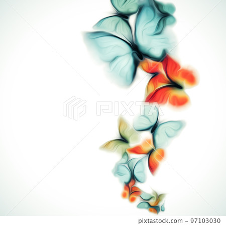 Abstract Design with Butterflies Abstract Design with Butterflies 97103030