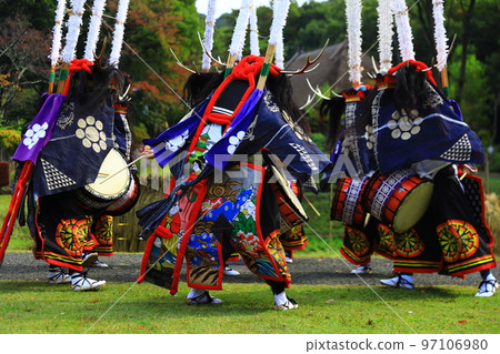 Iwate Prefecture Folk Performing Arts Performance Deer Dance Iwate Prefecture Folk Performing Arts Performance Deer Dance 97106980