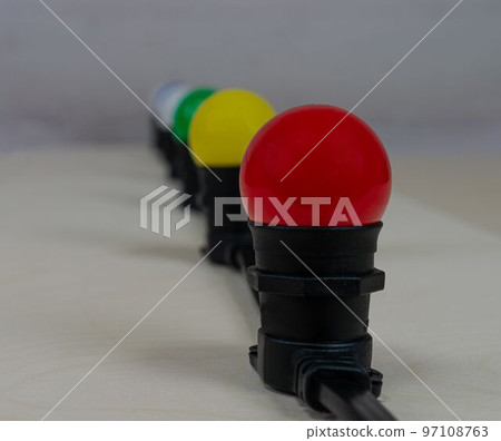 Christmas garland Belt-light with different colors lamps. Christmas garland Belt-light with different colors lamps. 97108763