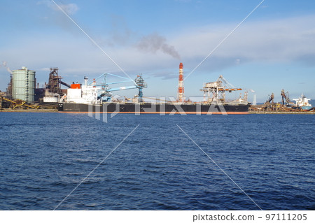水島工業區的鋼廠景觀 水島工業區的鋼廠景觀 97111205