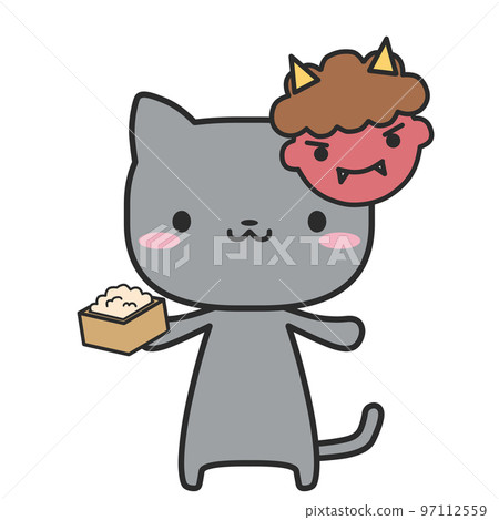 Setsubun cat Setsubun cat 97112559
