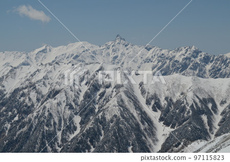 Mt. Otenjo 9 Mt. Yarigatake方向 97115823
