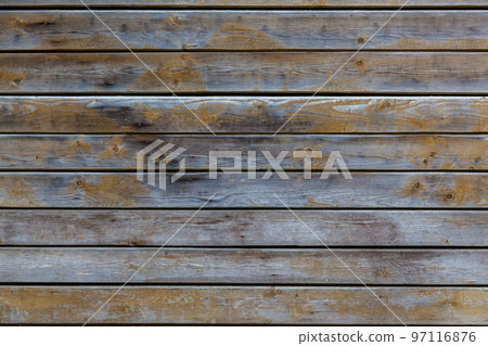 Texture of the wall with wooden planks Texture of the wall with wooden planks 97116876