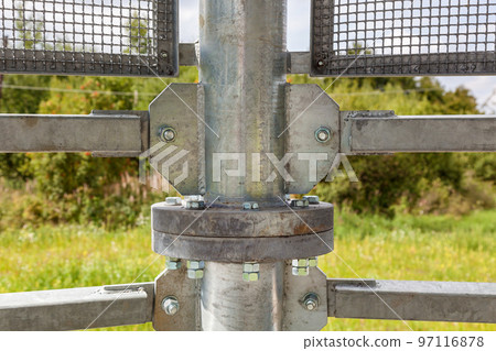 Metal structures of a spiral staircase Metal structures of a spiral staircase 97116878