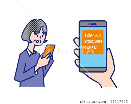 一位老年婦女收到電匯欺詐電子郵件 一位老年婦女收到電匯欺詐電子郵件 97117835