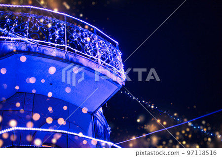 LED 燈泡的照明塔和球 LED 燈泡的照明塔和球 97118516