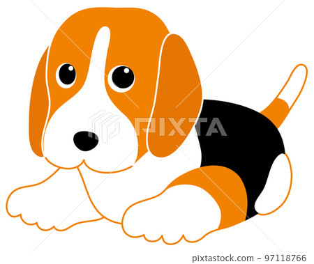 Illustration of cute beagle 97118766