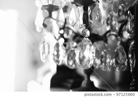 Chrystal chandelier close up Chrystal chandelier close up 97125860