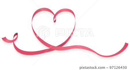 Heart mark love ribbon Heart mark love ribbon 97126430