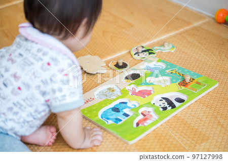 Children's indoor play image / animal puzzle 97127998
