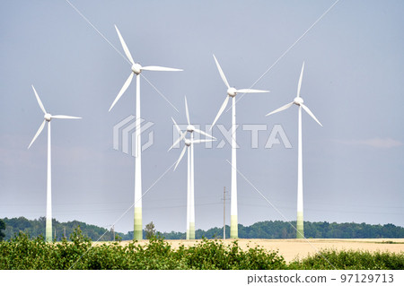 Some wind turbines in the farm Some wind turbines in the farm 97129713