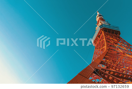 Tokyo Tower, in Minato, Tokyo, Japan 97132659