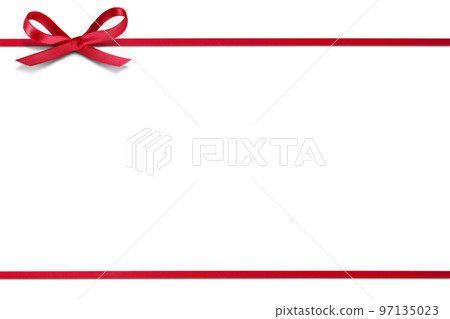 Shiny and satin ribbon. Merry christmas and happy new year greeting card. Shiny and satin ribbon. Merry christmas and happy new year greeting card. 97135023