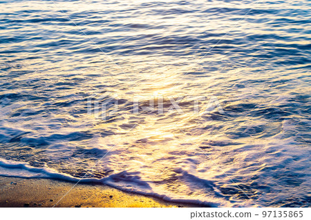 sunset on the beach sunset on the beach 97135865