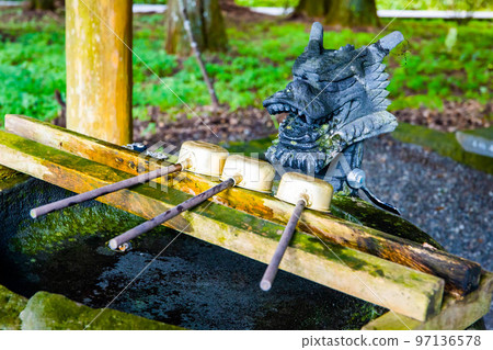Yamamiya Sengen Shrine temple water dragon purification ritual 97136578