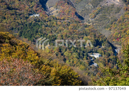 View of Irohazaka Winding Road in Nikko Japan 97137049