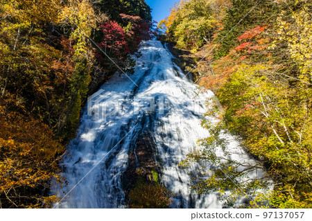 Scenic Yudaki Falls at fall view Scenic Yudaki Falls at fall view 97137057