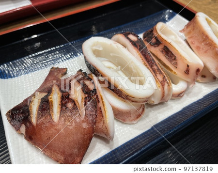 Squid grilling Squid grilling 97137819