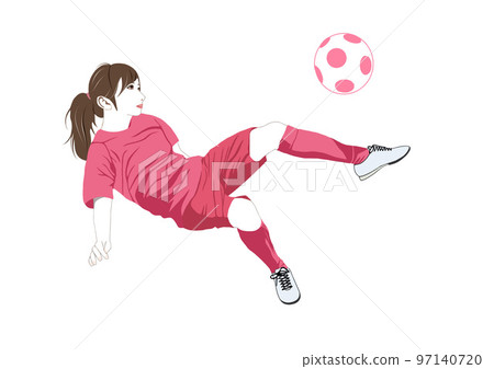 女子足球過頂踢 97140720