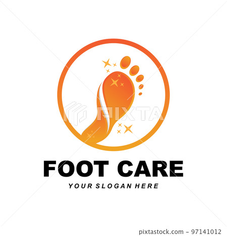 Foot Care Logo Design Health Illustration Woman Pedicure Salon Vector Foot Care Logo Design Health Illustration Woman Pedicure Salon Vector 97141012