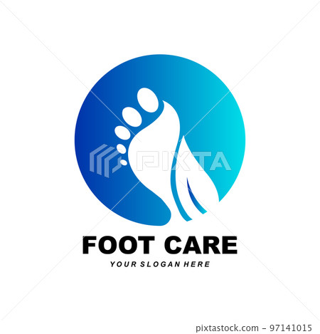 Foot Care Logo Design Health Illustration Woman Pedicure Salon Vector Foot Care Logo Design Health Illustration Woman Pedicure Salon Vector 97141015