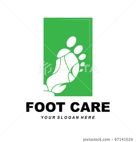 Foot Care Logo Design Health Illustration Woman Pedicure Salon Vector Foot Care Logo Design Health Illustration Woman Pedicure Salon Vector 97141029